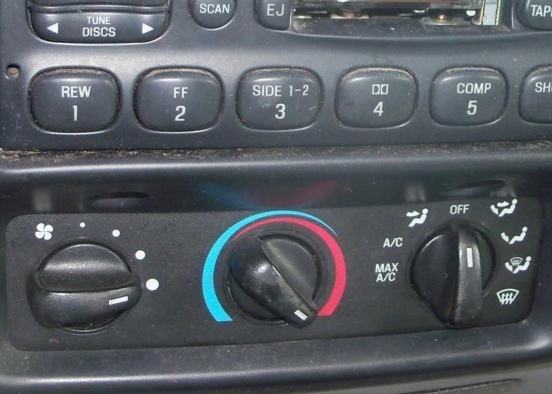 95 96 97 ford ranger temperature control w/ac factory installed 293484