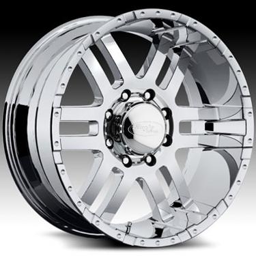 20" x 9" american eagle wheels chrome chevy/gmc 2500/3500 ford f250 f350 rims
