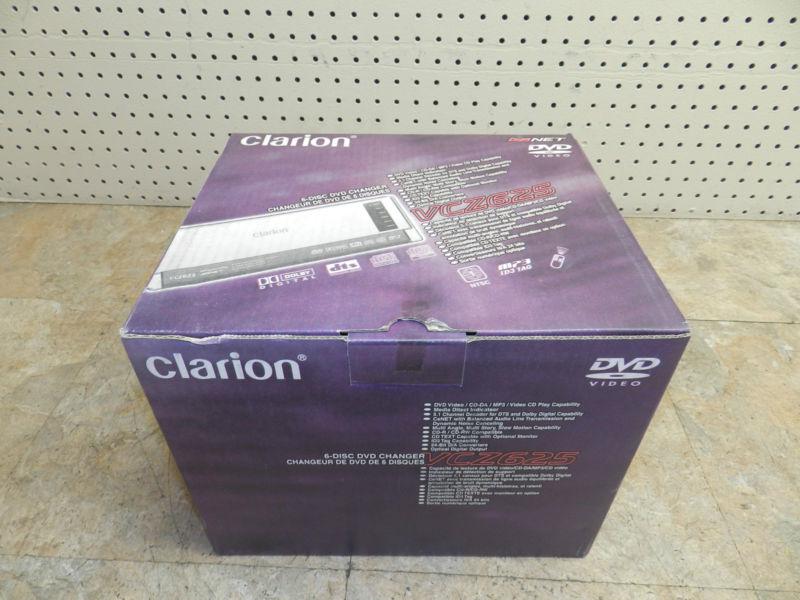 Clarion vz625 6 disk cd and dvd changer unit w/ remote new in box closeout price