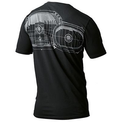 Bmw genuine motorcycle reflection 3 t-shirt, men's - size- s - color- black