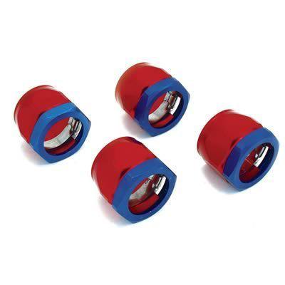Spectre performance magna-clamp hose clamp fits 1.5"-2" hose red/blue 5161