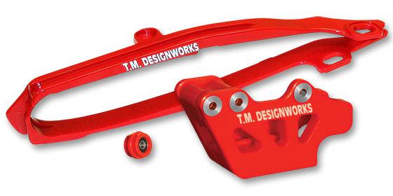 Tm designworks factory edition chain slide-n-guide kit red suzuki rm rmz rmx