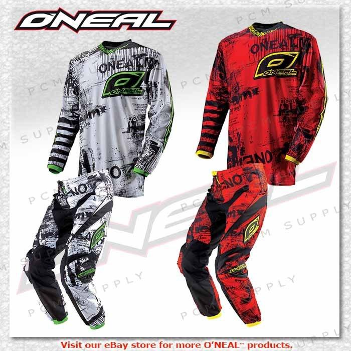 O'neal 2013 youth element series toxic racing mx jersey/pant gear combo