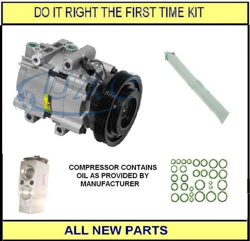 New ac compressor kit for 2001-2006 hyundai santa fe with v6, 2.7 liter engine