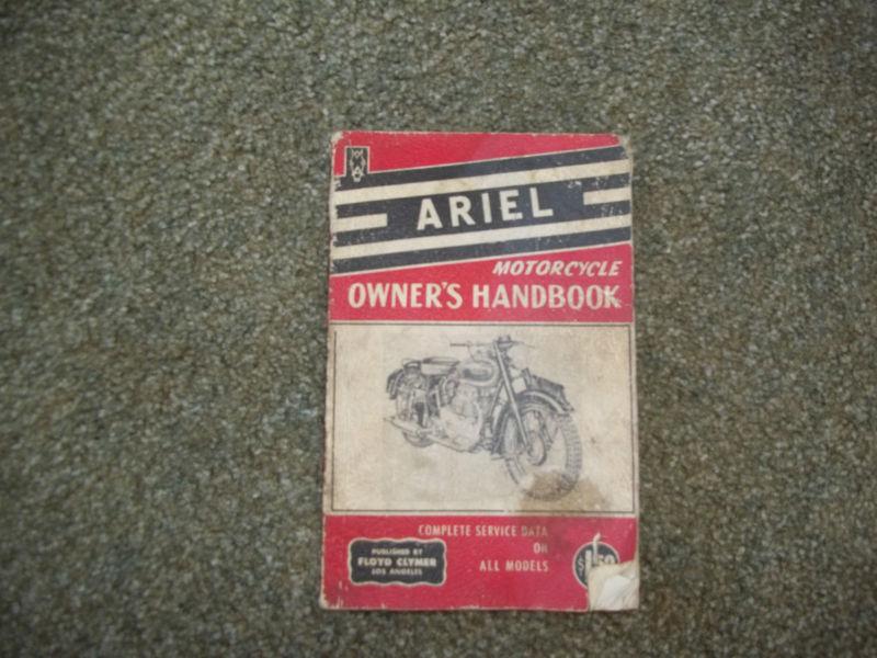Ariel motorcycle owners manual handbook - clymer 1933-1951 