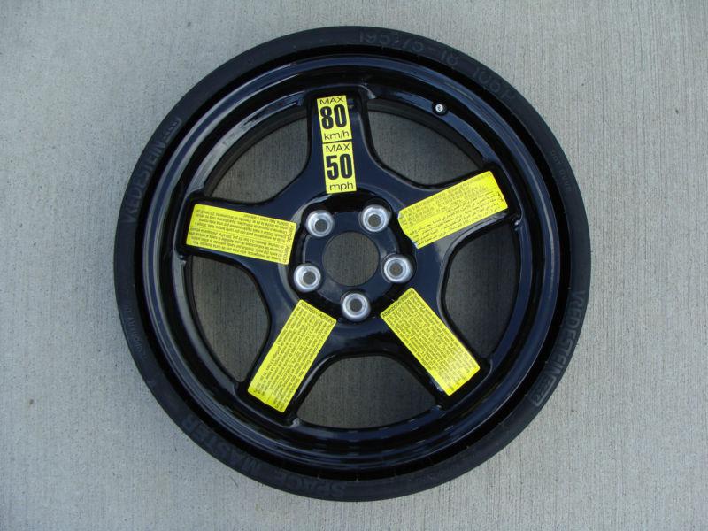 2010 audi q5 emergency spare tire wheel rim 195/75r18