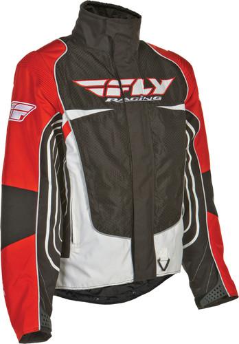 Fly racing snx motorcycle jacket red/black/white xx-large snx jckt red 2x