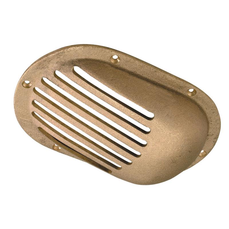 Perko 5" x 3-1/4" scoop strainer bronze made in the usa 0066dp2plb