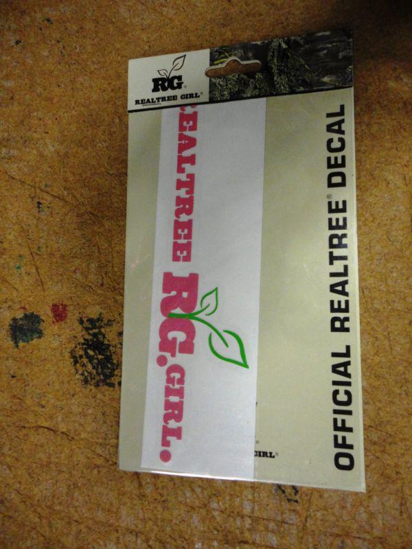 Realtree  girl decal sticker 7 x 2 free shipping 