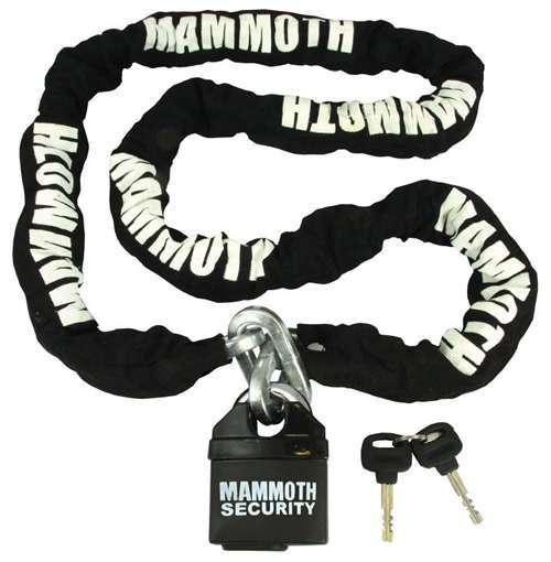 10mm heavy duty chain with shackle lock hardened steel