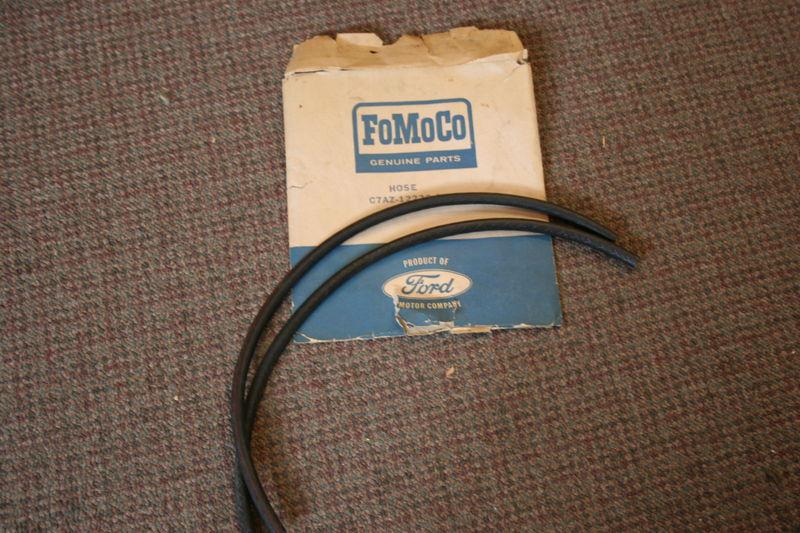 Nos ford mustang/shelby 67-69 distributor vacuum hose (red) c7az-12226-a 