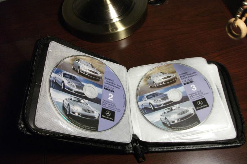 1 x mercedes benz comand digital navigation system set of 8 discs release 1/07