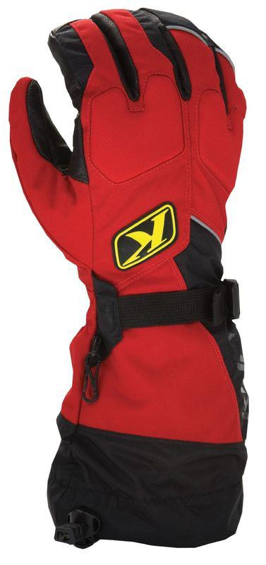 2013 klim men's fusion snowmobile gore tex glove red small