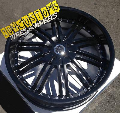 (4) 22" inch fwd wheels rims tires versante 212 impala fusion mustang caliber