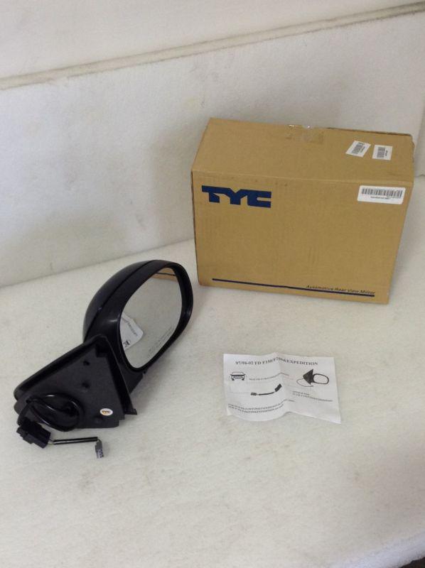 Tyc 2510231 ford passenger side power non-heated replacement mirror used b-75