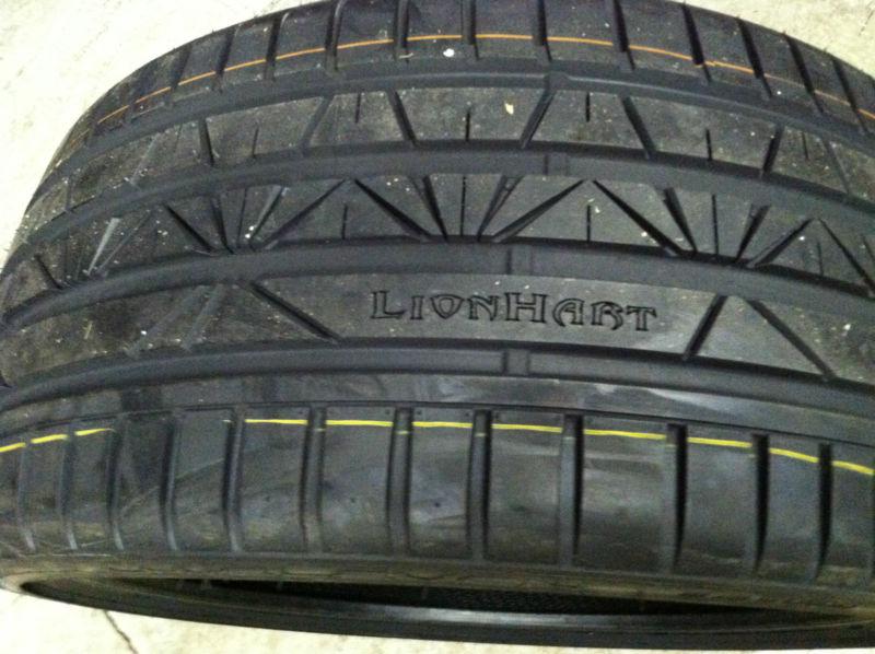 New (pair) 265 30 22 lionhart lh-11 series ultra high performance tire x2 tires