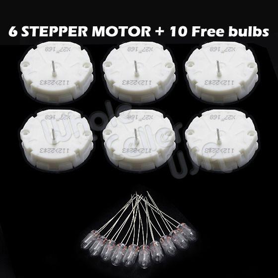 6 stepper motor speedometer gauge repair kit instrument cluster gm gmc +10 bulbs