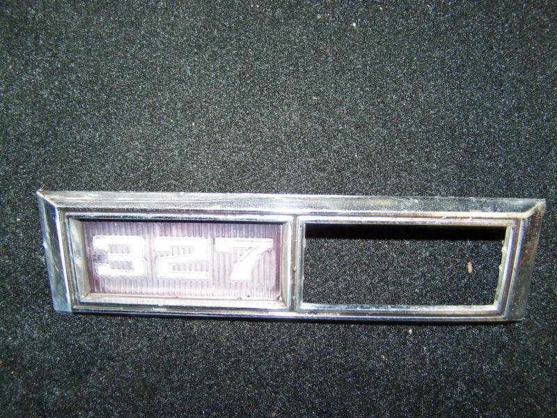 1968-chevy 327 fender marker