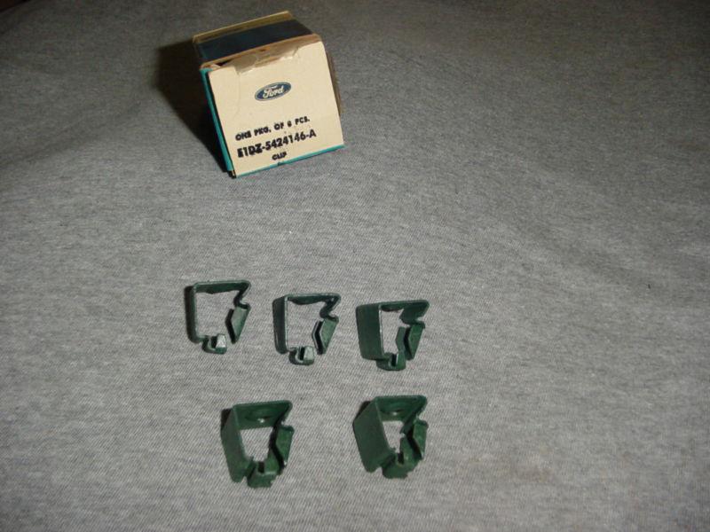 Nos ford arm rest retainer clips 79 80 81 82 83 84 85 86 mustang 5.0l gt cobra