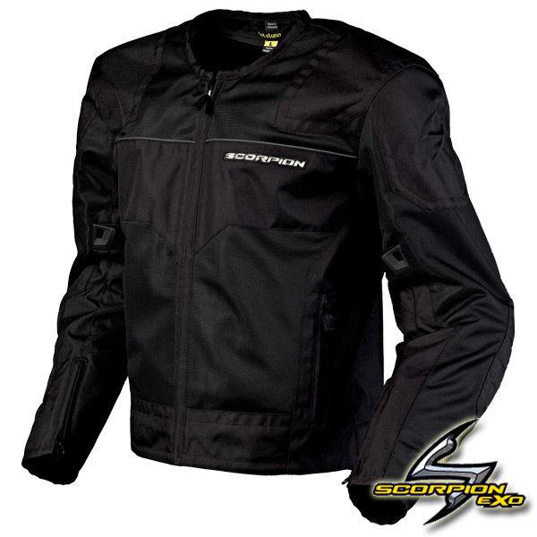 Scorpion drafter mesh motorcycle jacket black l large