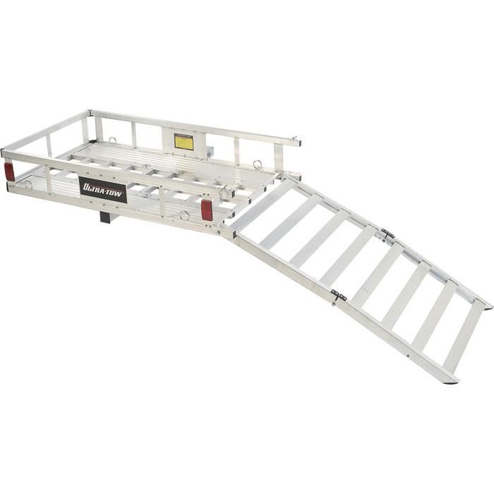 Ultra-tow aluminum cargo carrier w/ramp #stf-2949acr