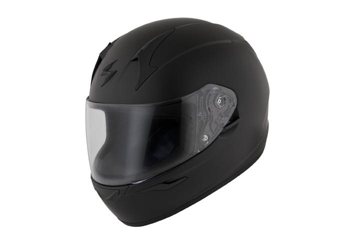 Scorpion exo-r410 solid matte black 2xl motorcycle helmet xxl 2 extra large