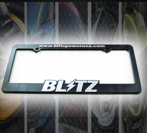 Genuine blitz license plate frame