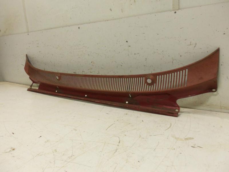 63 chevy impala cowl vent windshield wiper arm panel cover plate screen