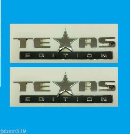 2 silverado sierra new texas edition gm oem emblem logo