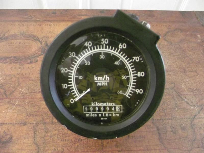 Us m1 abrams tank odometer speedo 24v magnetic dixon co / military / rat rod 