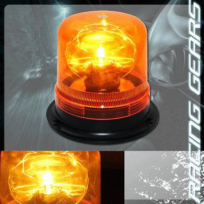 Universal amber rotating revolving magnetic base safety emergency strobe lights