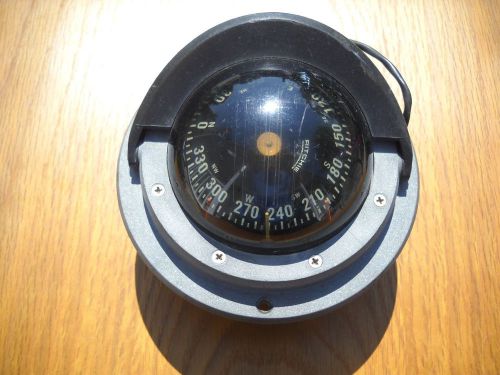 Ritchie f-83 flush mount marine power boat compass - used