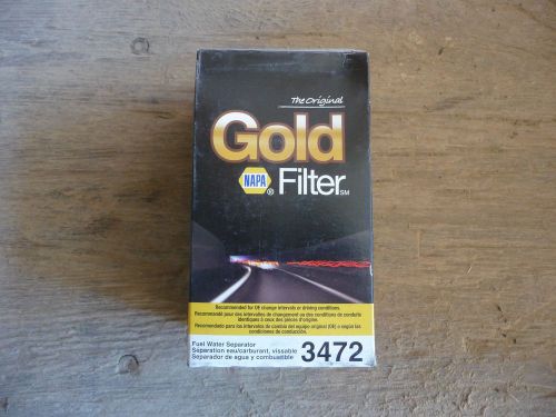 2 napa gold filters fuel water separator 3472