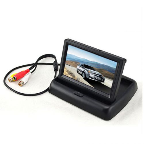 4.3&#034; tft lcd foldable monitor for car reverse rear view camera gps dvd hotsale