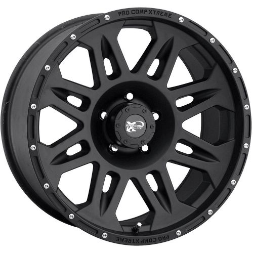 17x9 black pro comp series 05 5 5x5 -6 rims federal couragia mt 265/70/17 tires