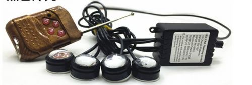 Hawkeye led car 4in1 12v emergency strobe lights drl wireless remote control kit