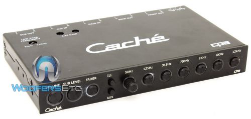 Cache cpa 7-band preamp equalizer low pass crossover aux input 8.5 volt output