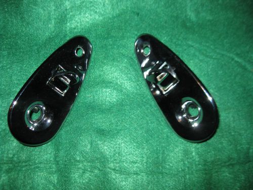Corvette convertible top rear latches on deck lid for 1963-1967 new pair.
