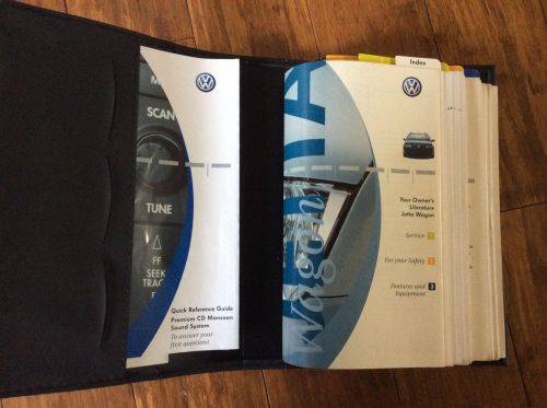 2003 vw jetta wagon owners manual fast free shipping usa and canada