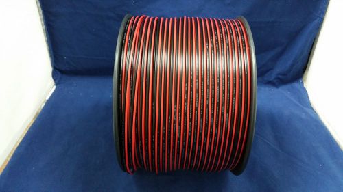 22 gauge 200 ft red black zip wire awg cable power ground stranded copper car
