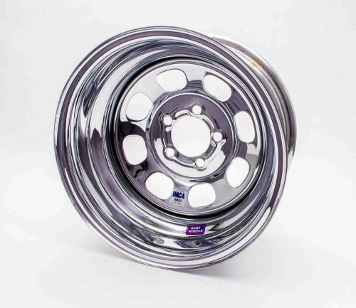 Bart wheels imca competition 15x8 in 5x5.00 chrome wheel p/n 532-58502