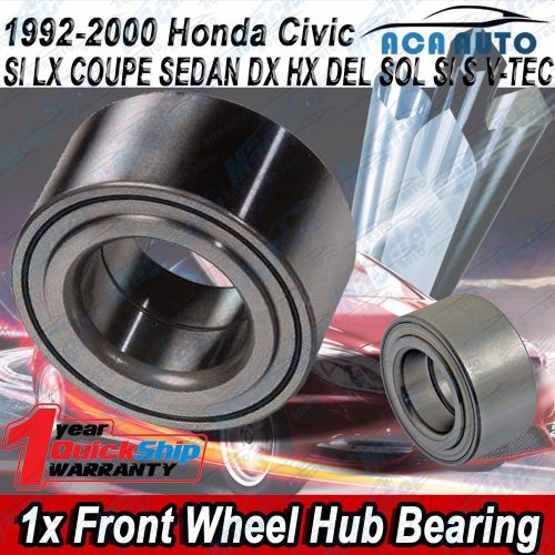 1 x front wheel hub bearing honda civic dx lx cx hx 1992-2000 without abs