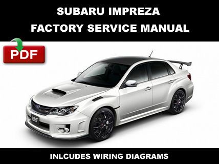 2012 subaru impreza wrx sti ultimate oem factory service repair fsm manual