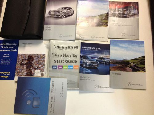 2014 mercedes benz e class e200 250 300 500 owners manual set sedan &amp; wagon