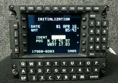 Gns xls fms -- tested by honeywell (with faa form 8130-3) 30 day warranty.