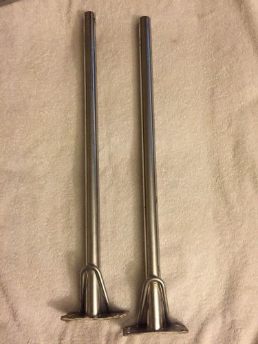 Two (2) sailboat stanchions...used 24&#034; rectangle bases