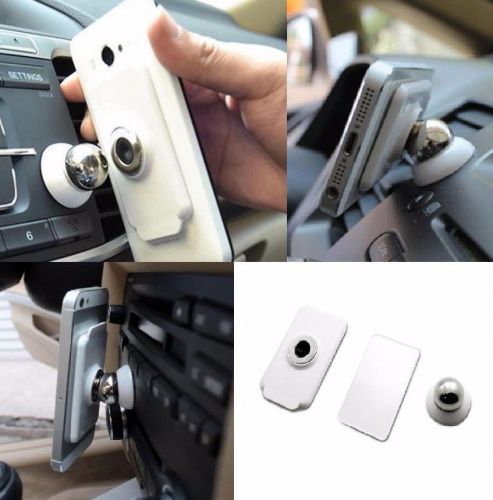 Universal 360 degree car dash mount sticky kit magnetic stand cellphone holder