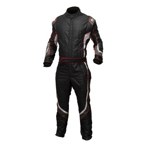 Auto racing k1 champ nomex suit - sfi 3.2a/5  black