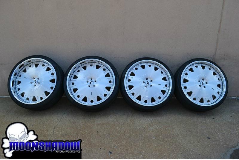 24" forgiato luminoso enzo-l satin wheels rims mercedes r500 r-class pirelli