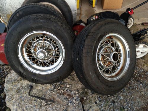 Kelsey hayes wheels ford pair 15 inch w/ tires model a?
